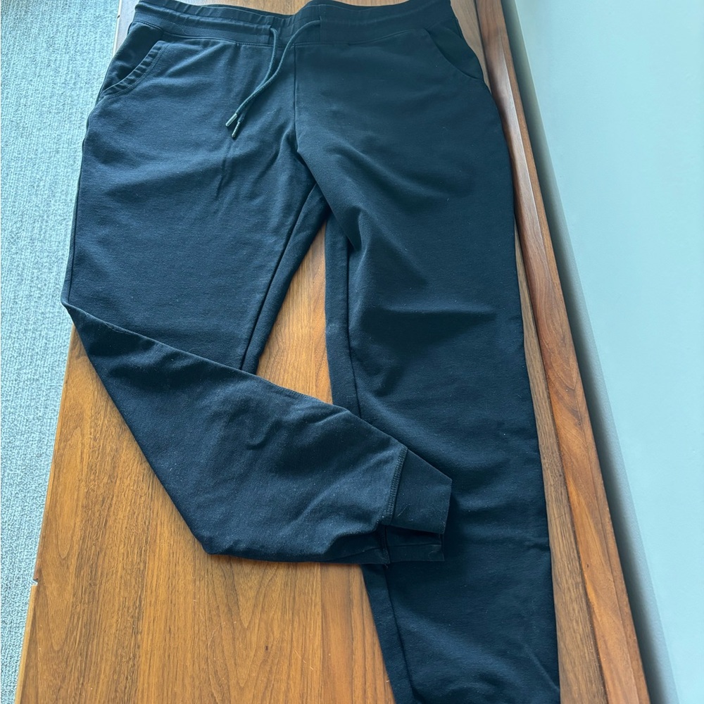 American Giant Black Track Pants